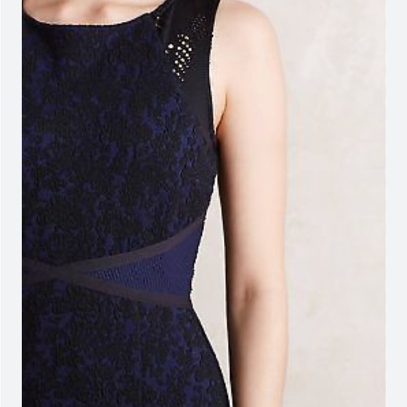 Anthropologie Moulinette Soeurs Larkin Dress, Navy/Black Size 2/Small - Picture 2 of 13